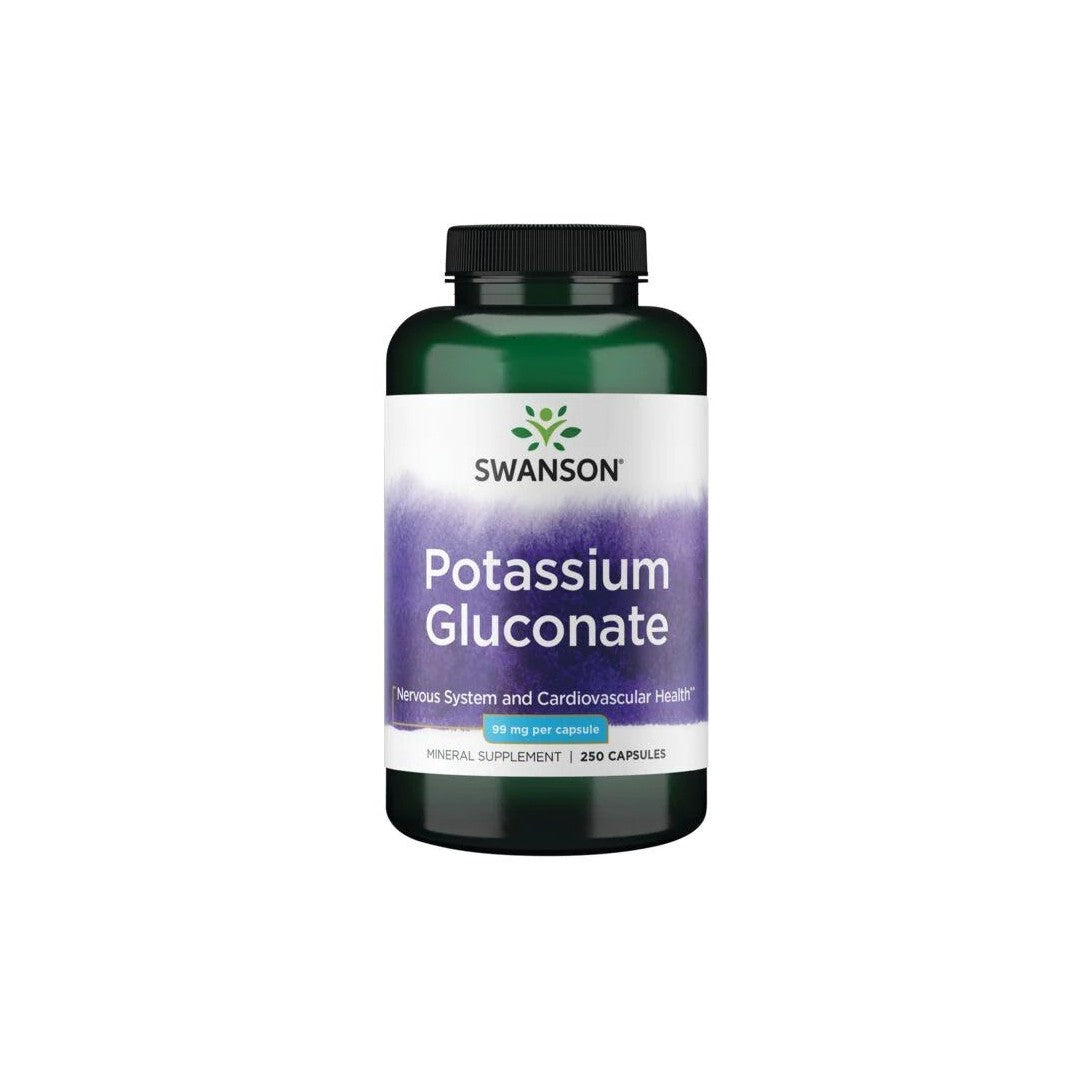 Kaliumgluconat 99 mg 250 Kapseln Swanson Health Products
